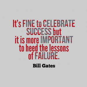 It's fine to celebrate success but it is more important to heed the ...