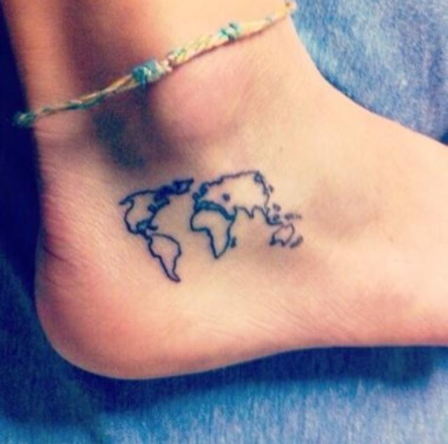 101 Amazing World Map Tattoo Designs You Need To See   Daily Hind News