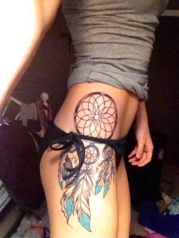 36 Dreamcatcher With Roses Tattoos Ideas