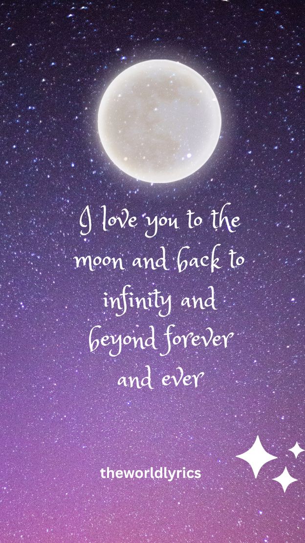 O que significa I love you to the moon and back? - inFlux