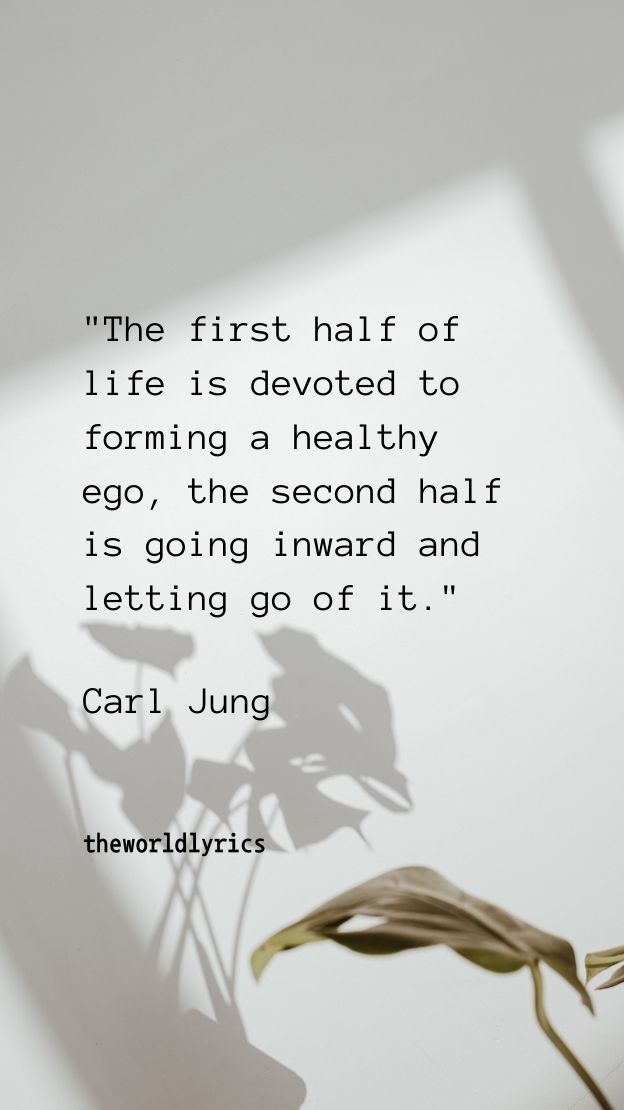 The first half of life is devoted to forming a healthy ego