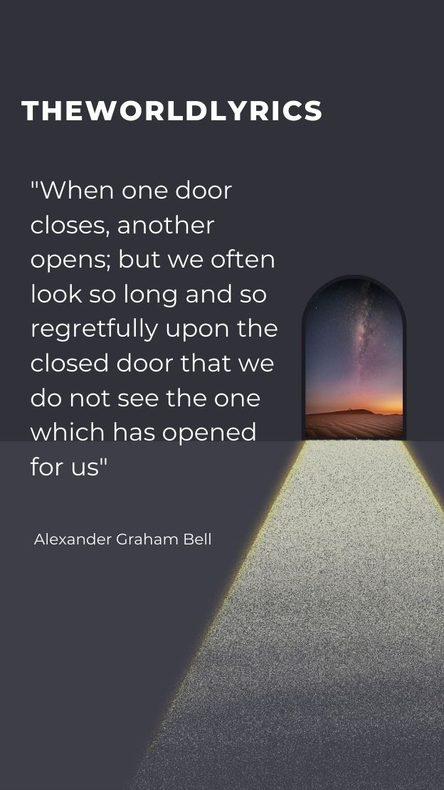When one door closes, another opens
